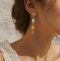 Irregular Stainless Steel Earrings For Modern Women