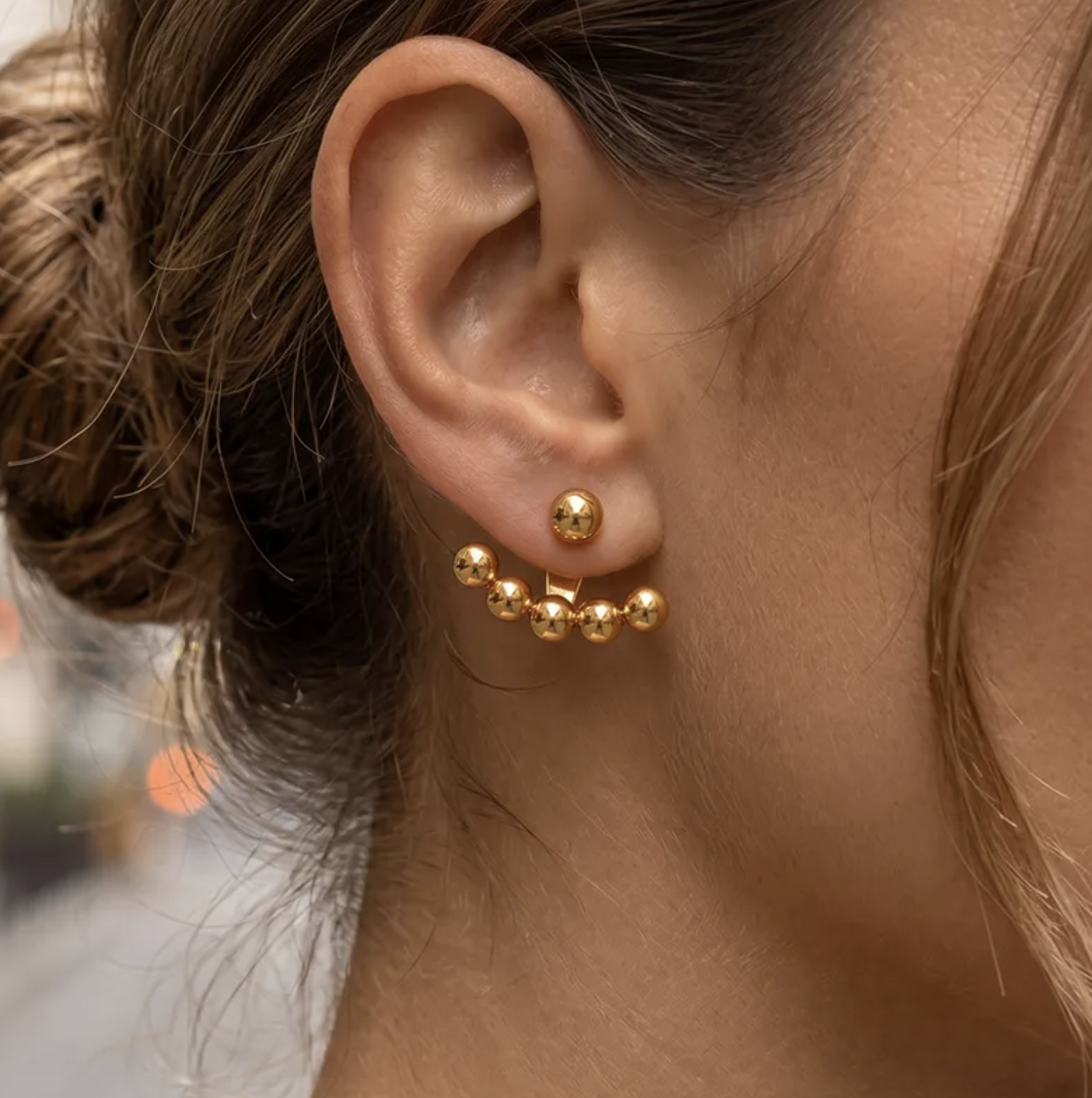 Irregular Zircon Stud Earrings For Modern Women