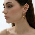 Handmade Irregular Stainless Steel Earrings For Women