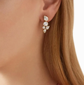 Irregular Rhinestone Stud Earrings For Modern Women